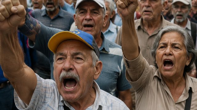Venezuelan Retirees Rally Across the Nation for Payment Restoration