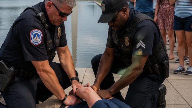 Breaking News: Arrest at Trump’s Reflecting Pool Sparks Controversy