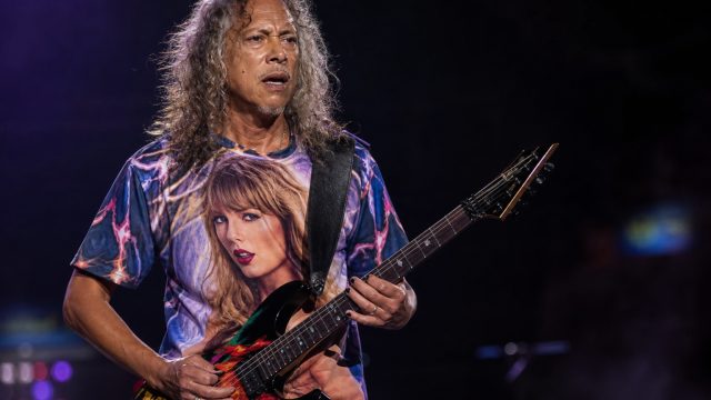 Kirk Hammett's Controversial Shirt Stirs Swiftie Outrage at Concert