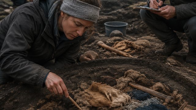 Discoveries Unfold: Viking Textile Production Site Shakes Historical Understanding