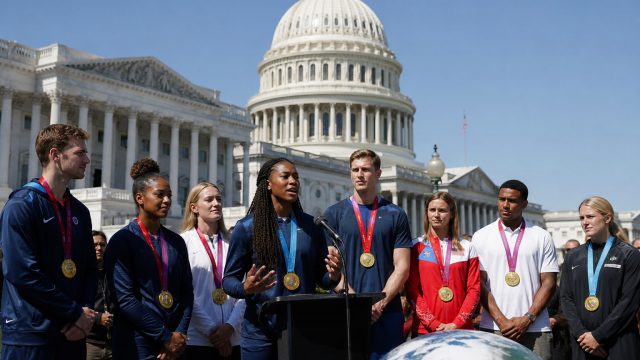 Olympic Champions Champion Climate Change at Capitol Hill