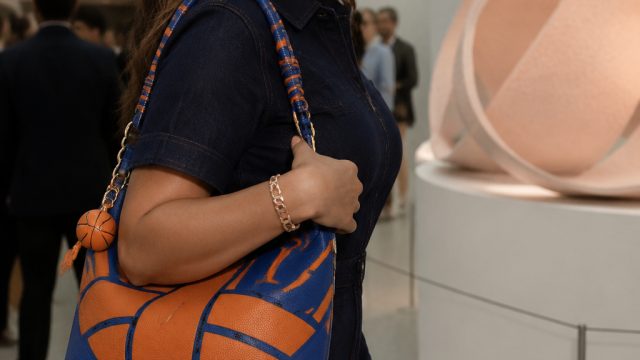 Jordyn Woods’ Iconic Knicks Bag Shines at Guggenheim Exhibit