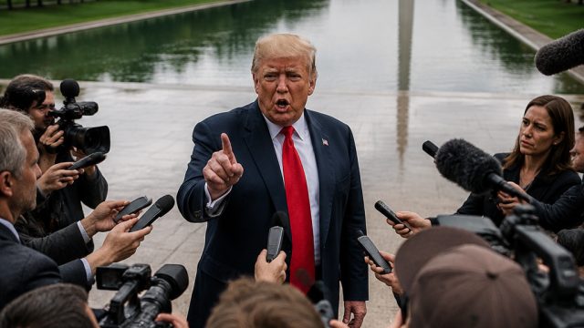 Trump Faces Scrutiny Over Reflecting Pool Claims Amid Controversy