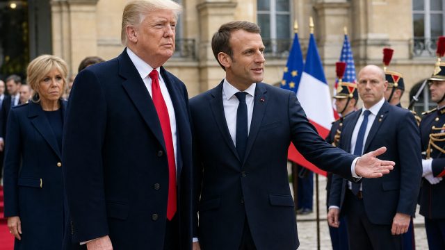 Trump's Visit to France Highlights Global Leadership Dynamics